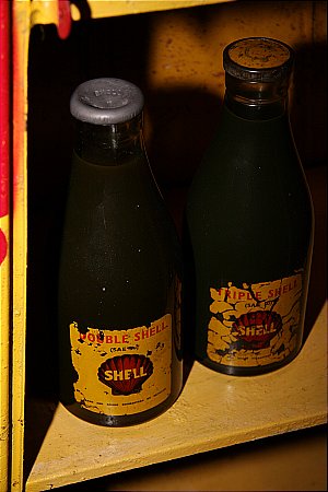 SHELL OIL BOTTLES - click to enlarge